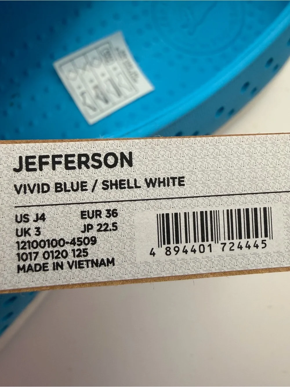 Native Jefferson Vivid Blue Shell White Slip-On Shoes YJ4 / Women’s 6 Gorpcore